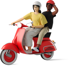 Una moto
